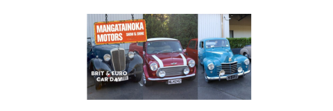 Mangatainoka Motors - Brit & Euro Car Day